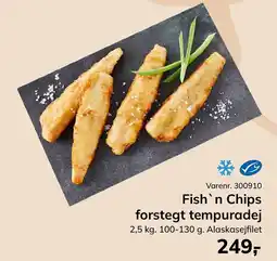 Dagrofa Food Service Fish'n Chips forstegt tempuradej tilbud
