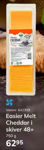 Dagrofa Food Service Easier Melt Cheddar i skiver 48+ tilbud