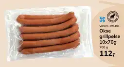 Dagrofa Food Service Okse grillpølse tilbud