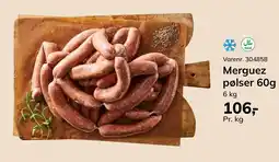 Dagrofa Food Service Merguez pølser tilbud