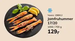 Dagrofa Food Service Jomfruhummer 17/20 tilbud