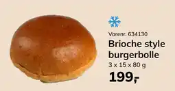 Dagrofa Food Service Brioche style burgerbolle tilbud