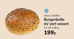 Dagrofa Food Service Burgerbolle m/sort sesam tilbud
