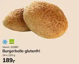 Dagrofa Food Service Burgerbolle glutenfri tilbud