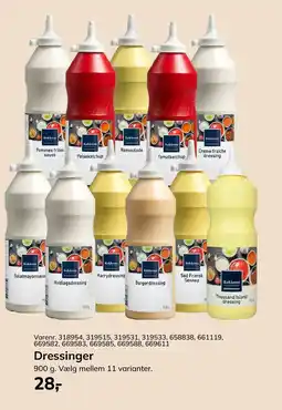 Dagrofa Food Service Dressinger tilbud