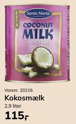 Dagrofa Food Service Santa Maria Kokosmælk tilbud