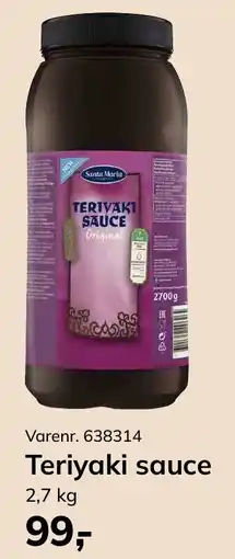 Dagrofa Food Service Santa Maria Teriyaki sauce tilbud