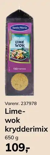Dagrofa Food Service Santa Maria Lime- wok krydderimix tilbud