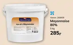 Dagrofa Food Service GRAASTEN Mayonnaise 80% tilbud