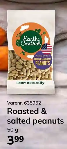 Dagrofa Food Service Earth Control Roasted & salted peanuts tilbud
