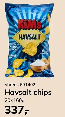 Dagrofa Food Service KIMS Havsalt chips tilbud