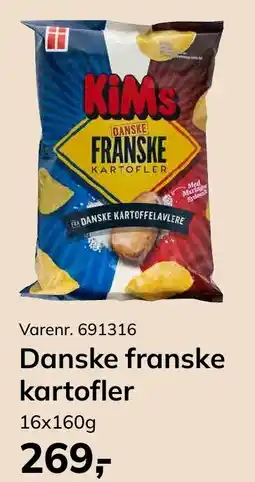 Dagrofa Food Service KIMS Danske franske kartofler tilbud