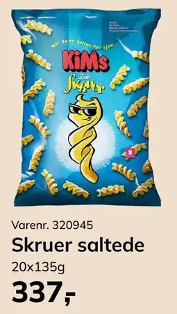 Dagrofa Food Service KIMS Skruer saltede tilbud