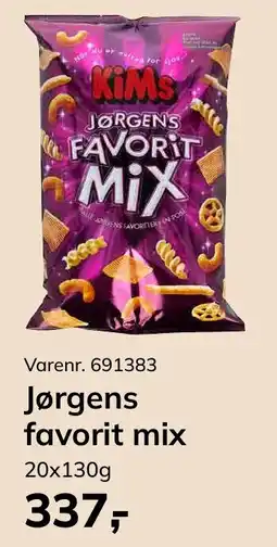 Dagrofa Food Service KIMS Jørgens favorit mix tilbud