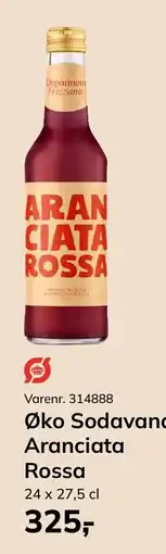 Dagrofa Food Service Øko Sodavan Aranciata Rossa tilbud