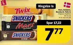 Løvbjerg Mars, Snickers, Bounty el. tilbud