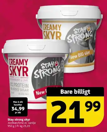 Løvbjerg Stay strong skyr tilbud