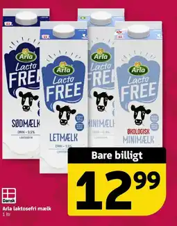 Løvbjerg Arla laktosefri mælk tilbud