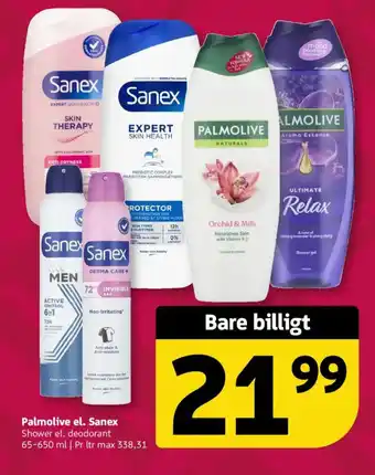 Løvbjerg Palmolive el. Sanex tilbud
