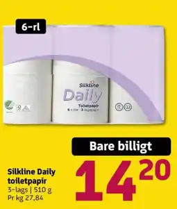 Løvbjerg Silkline Daily toiletpapir tilbud