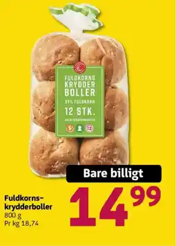 Løvbjerg Fuldkorns- krydderboller tilbud