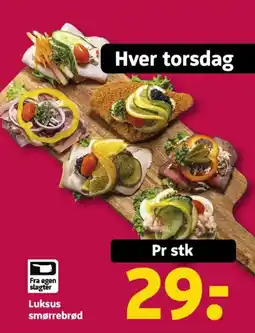 Løvbjerg Luksus smørrebrød tilbud