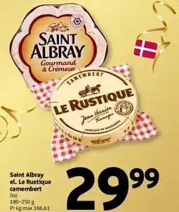 Løvbjerg Saint Albray el. Le Rustique camembert tilbud
