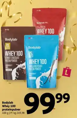 Løvbjerg Bodylab Whey 100 proteinpulver tilbud
