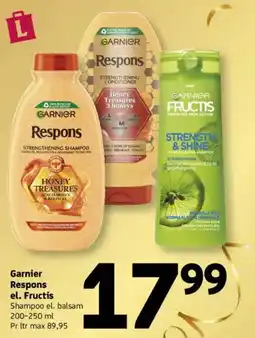 Løvbjerg Garnier Respons el. Fructis tilbud