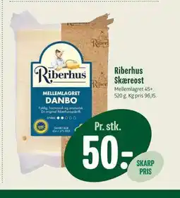 Min Købmand Riberhus Skæreost tilbud