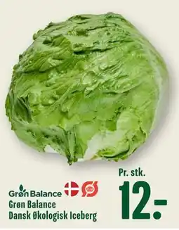 Min Købmand Grøn Balance Dansk Økologisk Iceberg tilbud