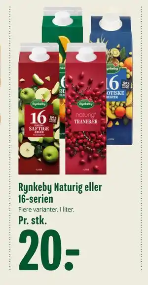 Min Købmand Rynkeby Naturig eller 16-serien tilbud