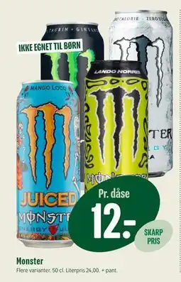 Min Købmand Monster tilbud