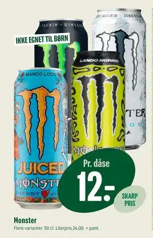 Min Købmand Monster tilbud