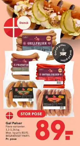 SPAR Gøl Pølser tilbud