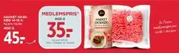 MENY HAKKET OKSEKØD 14-18 % tilbud