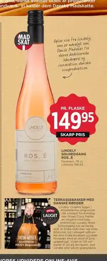 MENY LINDELY SOLNEDGANG ROS..É tilbud