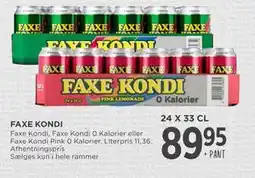 MENY FAXE KONDI tilbud