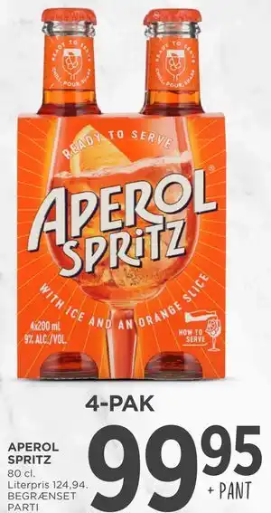 MENY APEROL SPRITZ tilbud