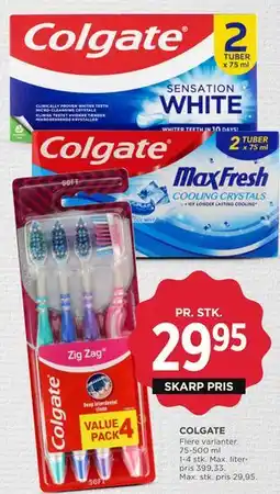 MENY COLGATE tilbud