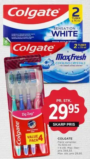 MENY COLGATE tilbud