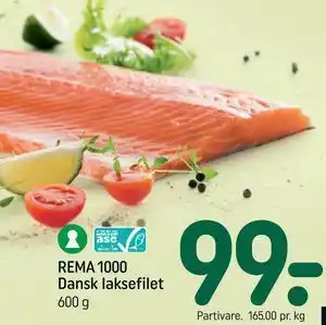 REMA 1000 REMA 1000 Dansk laksefilet tilbud
