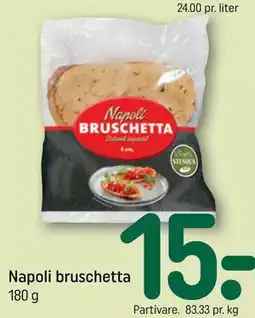 REMA 1000 Napoli bruschetta tilbud