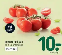 REMA 1000 Tomater på stilk tilbud