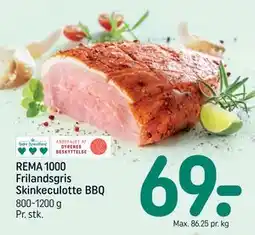 REMA 1000 REMA 1000 Frilandsgris Skinkeculotte BBQ tilbud