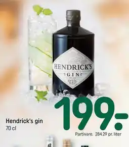 REMA 1000 Hendrick's gin tilbud
