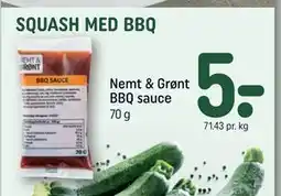 REMA 1000 Nemt & Grønt BBQ sauce tilbud