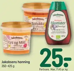 REMA 1000 Jakobsens honning tilbud