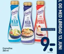 REMA 1000 Cremefine 250 ml tilbud