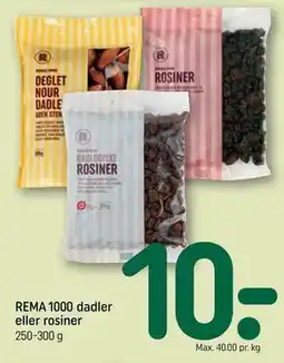 REMA 1000 REMA 1000 dadler eller rosiner tilbud
